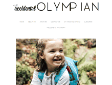 Tablet Screenshot of accidentalolympian.com